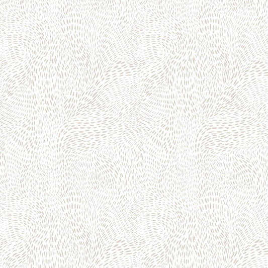 108" Dash Flow - Papyrus Taupe White Wide Quilt Back Fabric, Dear Stella XST-DRR1300PAPYRUS, Cotton Quilt Backing Fabric, By the Yard