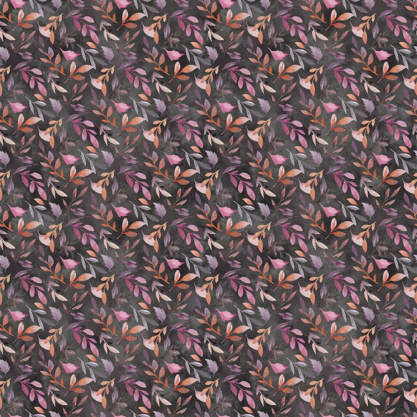 Vivian Tiles, Northcott TVIVIAN42-10, Burgundy Peach Gray Watercolor Floral Quilt Fabric, 10" Inch Fabric Squares