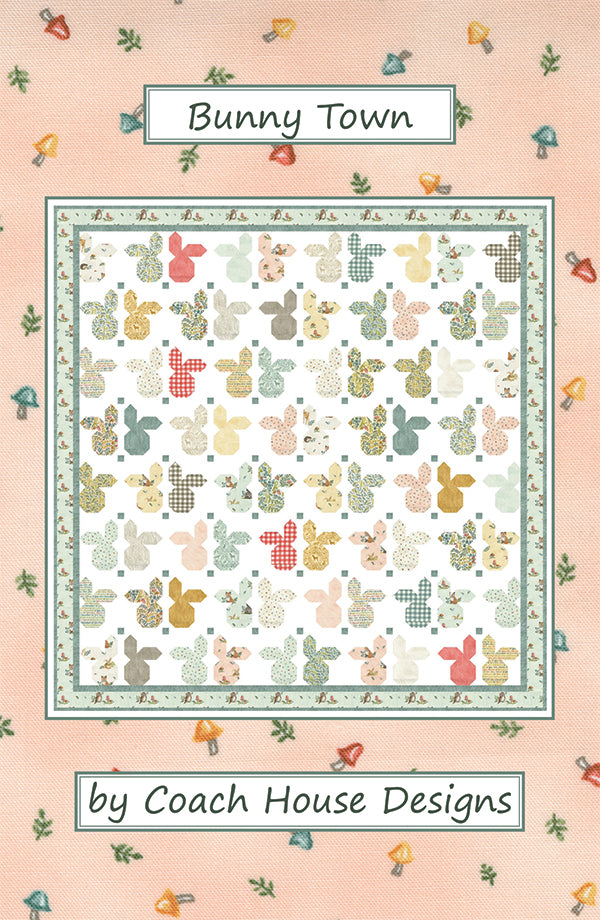 Bunny Town Quilt Pattern, Coach House Designs CHD2116