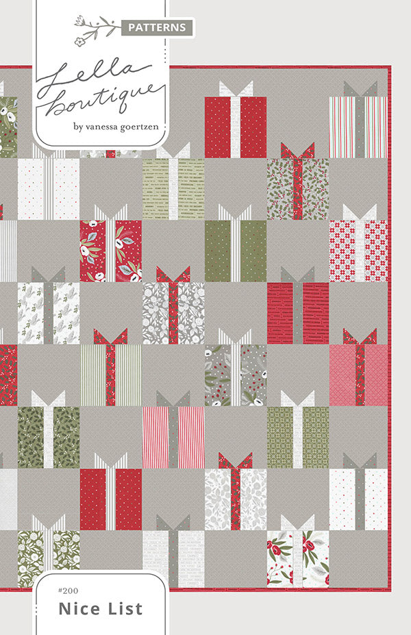 Nice List Quilt Pattern, Lella Boutique LB200