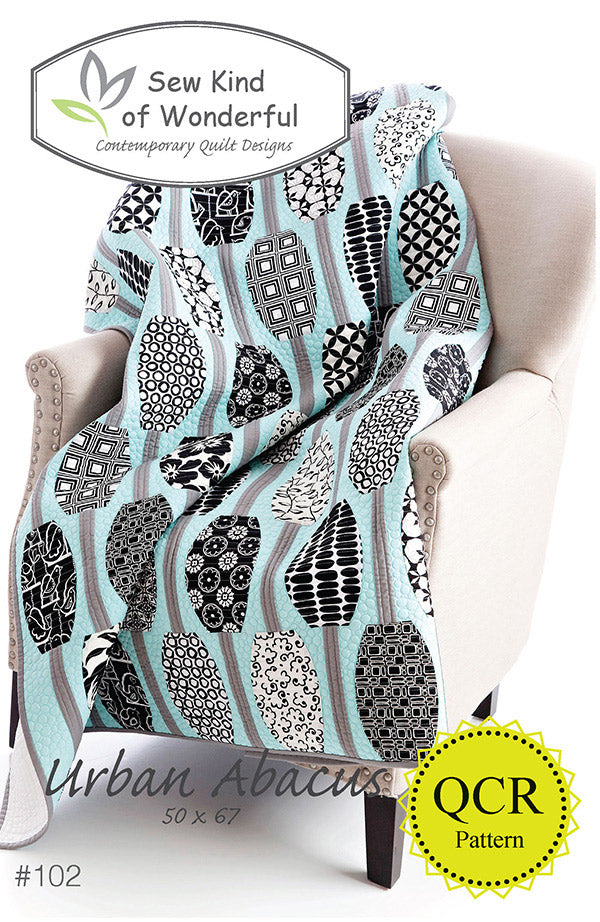 Urban Abacus Quilt Pattern, Sew Kind of Wonderful SKW 102