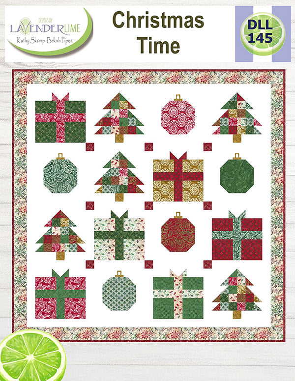 Christmas Time Quilt Pattern, Designs by Lavender Lime DLL145