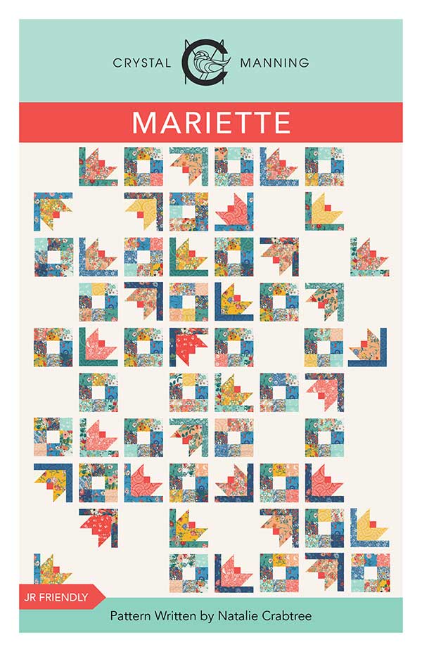 Mariette Quilt Pattern, Crystal Manning CMA878