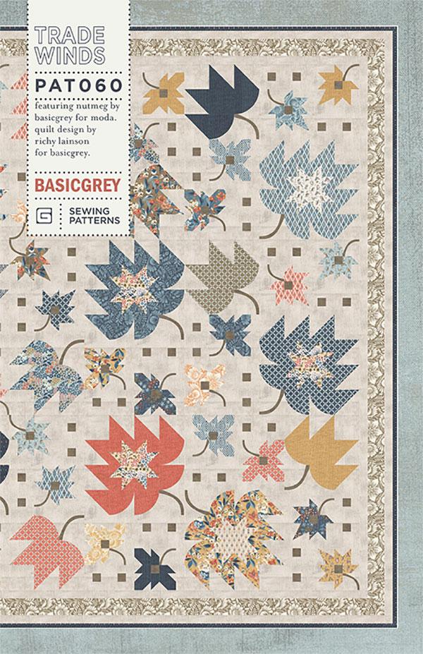 Trade Winds Quilt Pattern, BasicGrey PAT060