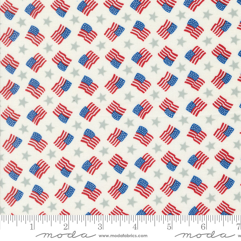 Red White and Bloom 5" Charm Pack, Moda 56110PP