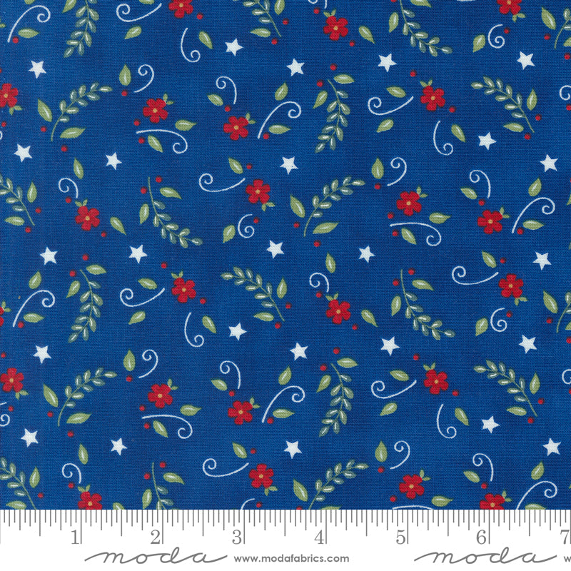 Red White and Bloom 5" Charm Pack, Moda 56110PP