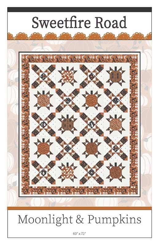 LAST CALL Moonlight and Pumpkins Quilt Pattern, Sweetfire Road SFR0013