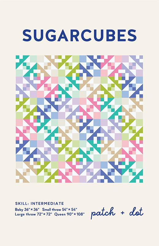 Sugarcubes Quilt Pattern, Patch and Dot PAD014