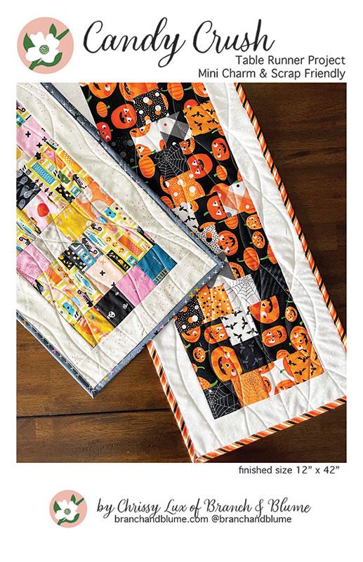 Candy Crush Table Runner Quilt Pattern, Branch and Blume BNB2201