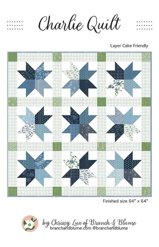 Charlie Quilt Pattern, Branch and Blume BNB2321