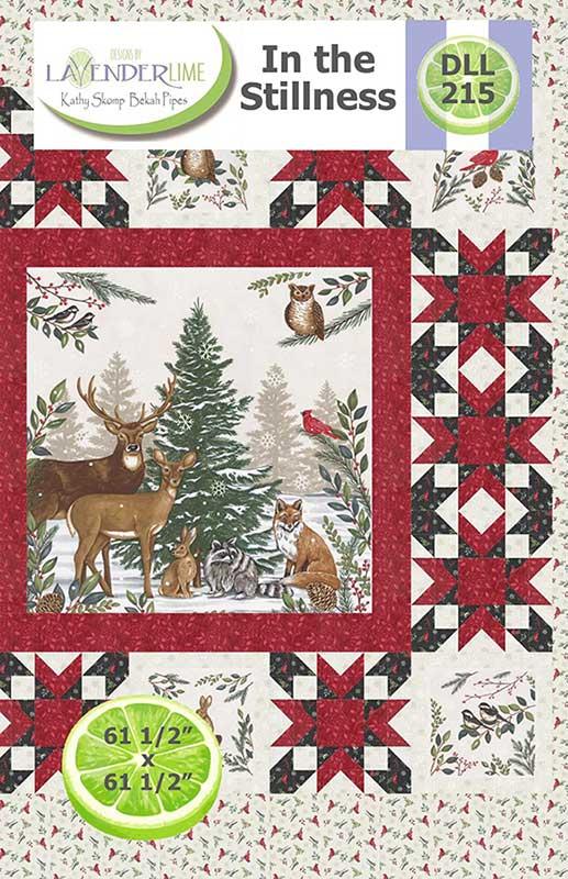 In the Stillness Panel Frame Quilt Pattern, Designs by Lavender Lime DLL215
