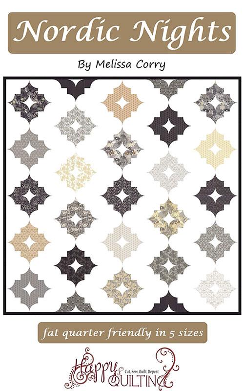 Nordic Nights Quilt Pattern, Happy Quilting HQ123