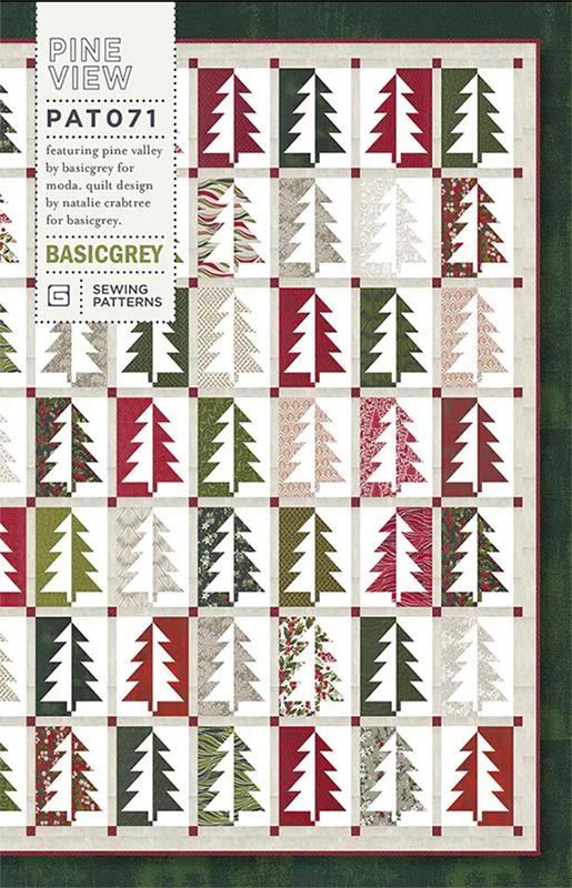 Pine View Quilt Pattern, BasicGrey PAT071