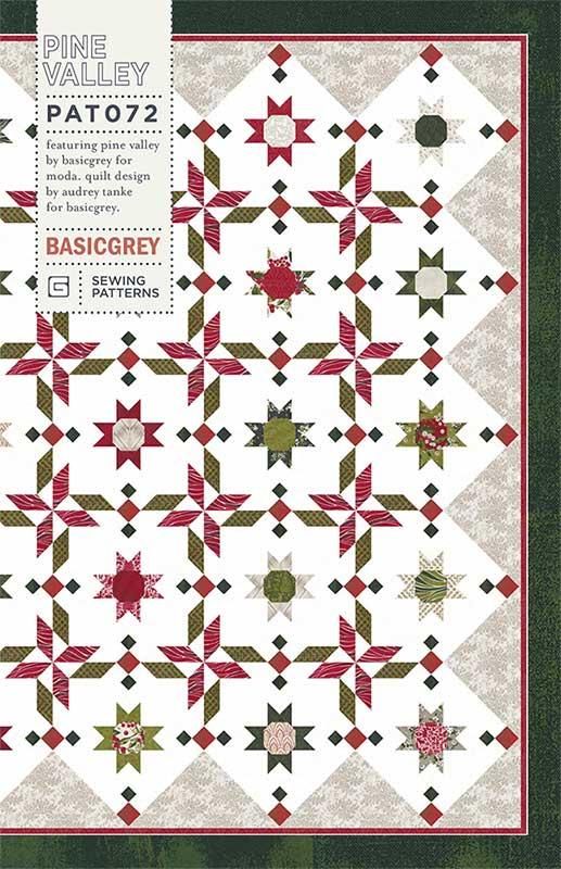 Pine Valley Quilt Pattern, BasicGrey PAT072