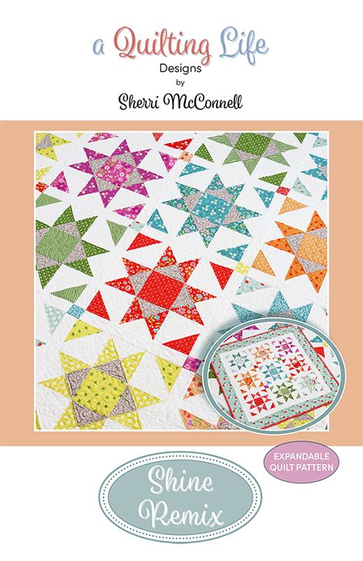 Shine Remix Quilt Pattern, Quilting Life Design QLD248