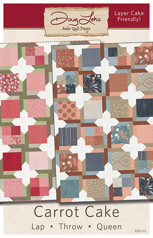 Carrot Cake Quilt Pattern, Antler Quilt Design AQD0313