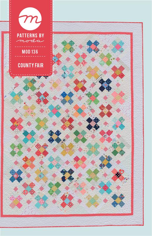 County Fair Quilt Pattern, Moda MOD136