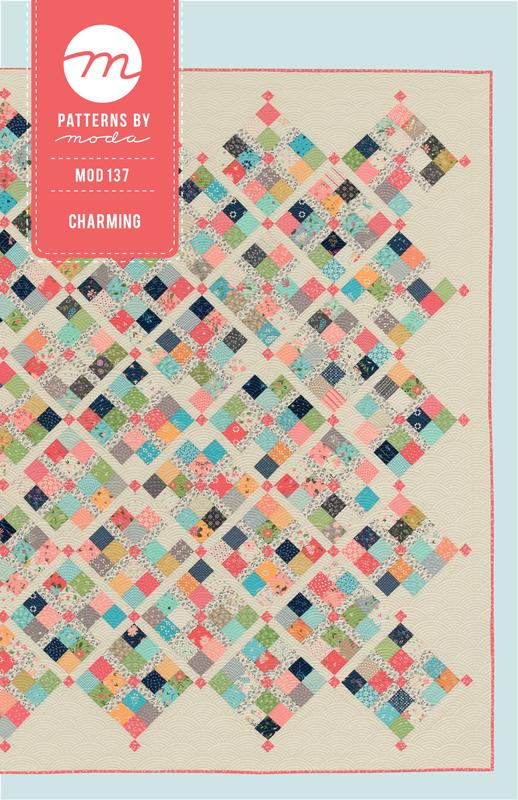 Charming Quilt Pattern, Moda MOD137