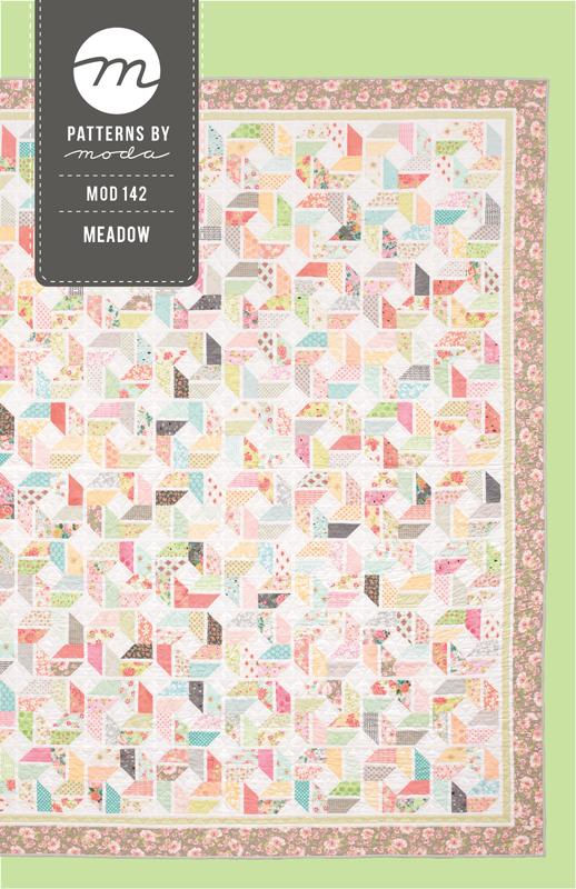 Meadow Quilt Pattern, Moda MOD142