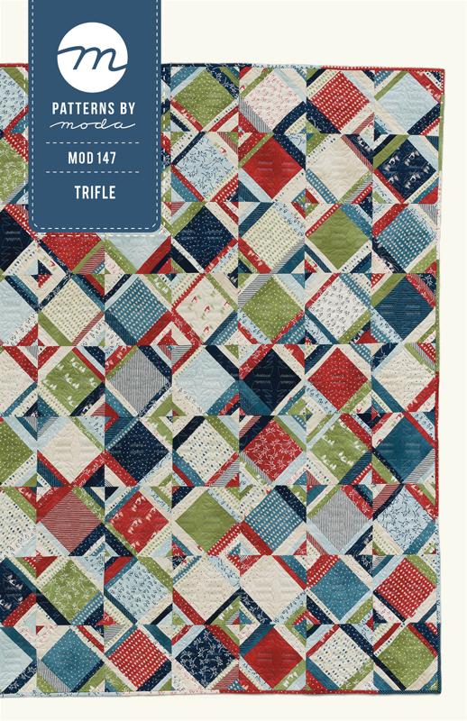 Trifle Quilt Pattern, Moda MOD136