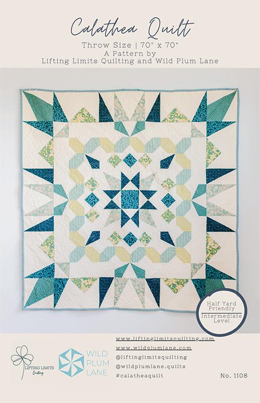 Calathea Quilt Pattern, Wild Plum Lane WPL1108