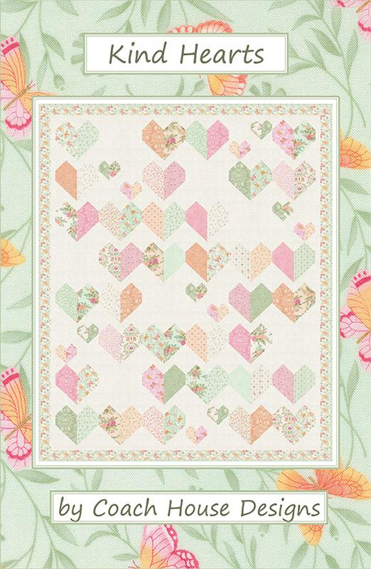 Kind Hearts Quilt Pattern, Coach House Designs CHD2519