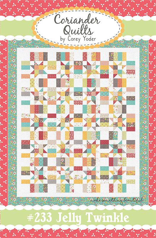 Jelly Twinkle Quilt Pattern, Coriander Quilts CQ233