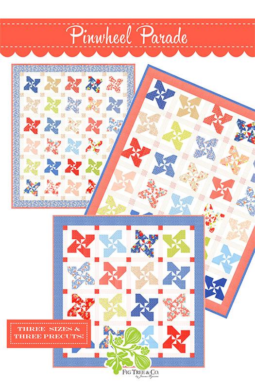 Pinwheel Parade Quilt Pattern, Fig Tree and Co FTQ3002