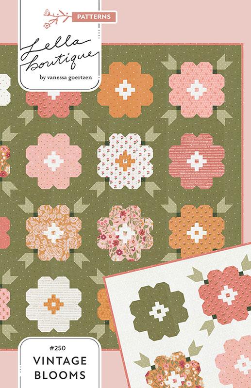Vintage Blooms Quilt Pattern, Lella Boutique LB250