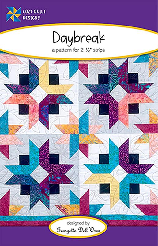 Daybreak Quilt Pattern, Cozy Quilt Designs CQD01094