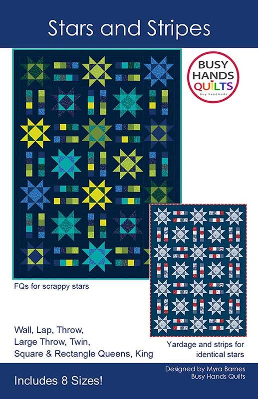 Stars and Stripes Quilt Pattern, Busy Hands Quilts BUS1081