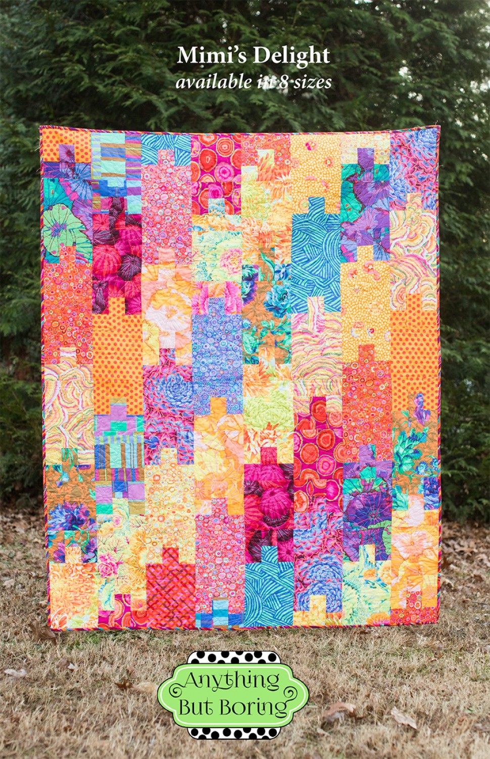 Mimi's Delight Quilt Pattern, Anything But Boring ABB1201