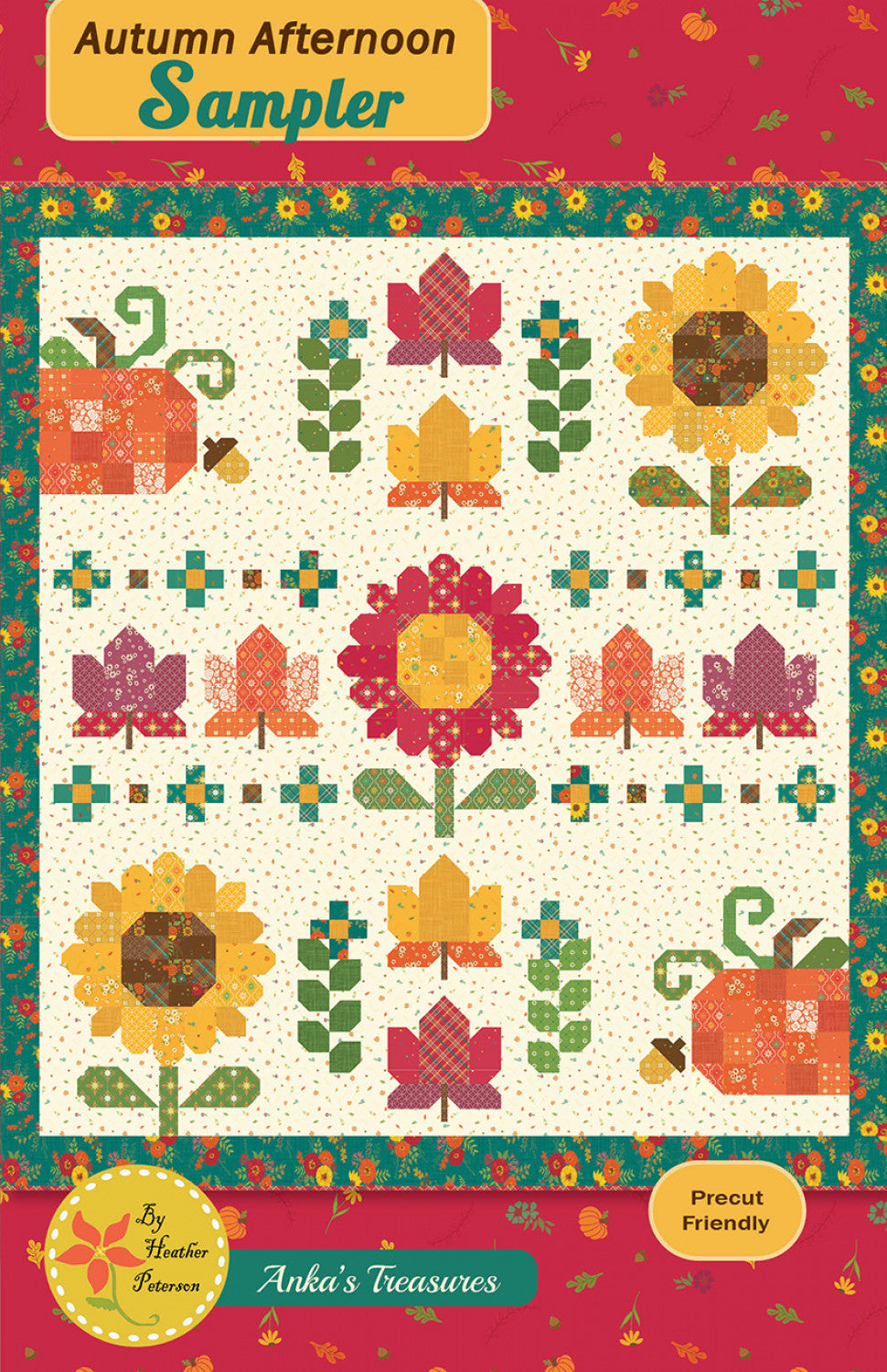 Autumn Afternoon Sampler Quilt Pattern, Anka's Treasures ANK355