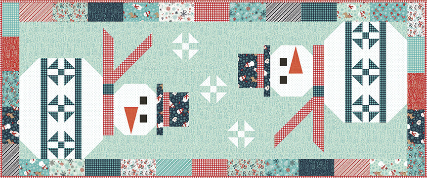 Mr Frosty Table Runner Quilt Pattern, Anka's Treasures ANK335