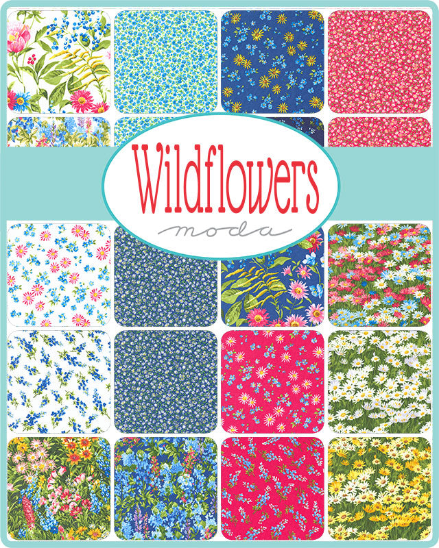 Wildflowers 2024 Charm Pack, Moda 33770PP