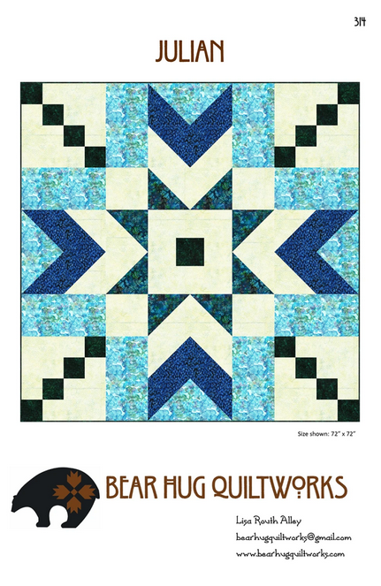 Julian Quilt Pattern, Bear Hug Quiltworks BHQ314