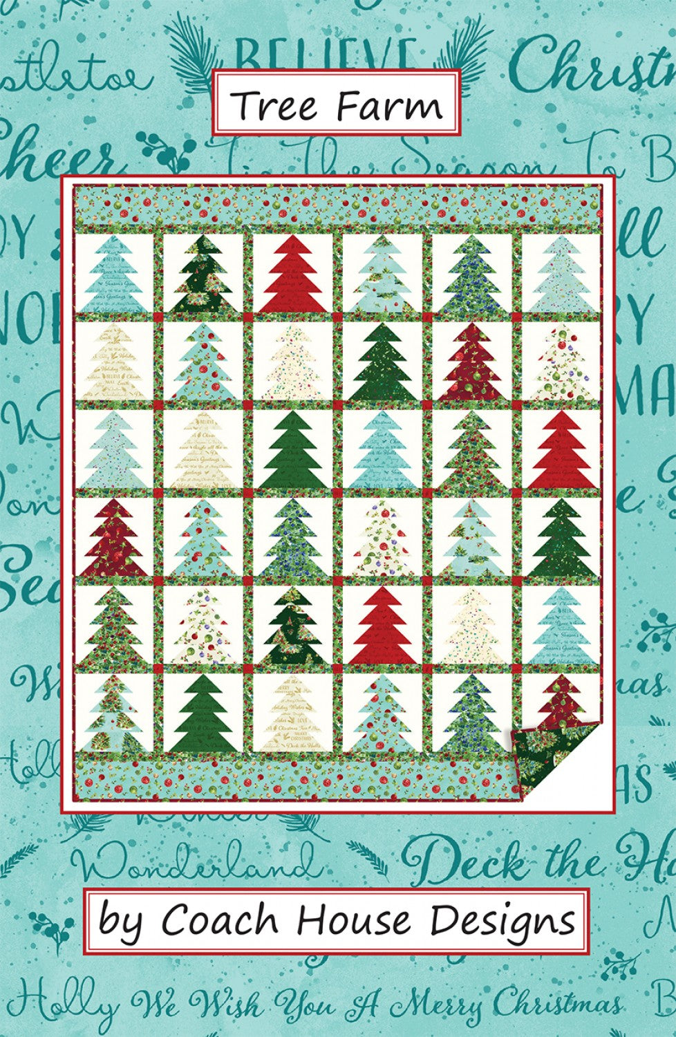 Tree Farm Quilt Pattern, Coach House Designs CHD-1549C