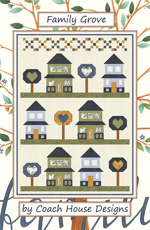 Family Grove Quilt Pattern, Coach House Designs CHD2525