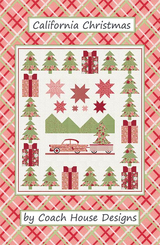 California Christmas Quilt Pattern, Coach House Designs CHD2547