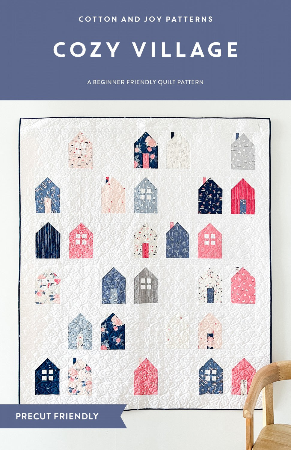 Cozy Village Quilt Pattern, Cotton and Joy CJ121