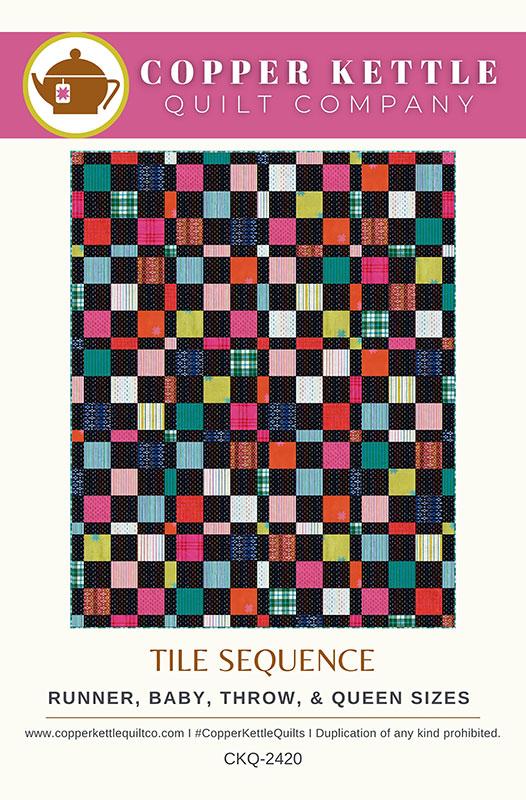 Tile Sequence Quilt Pattern, Copper Kettle Quilt Co CKQ2420