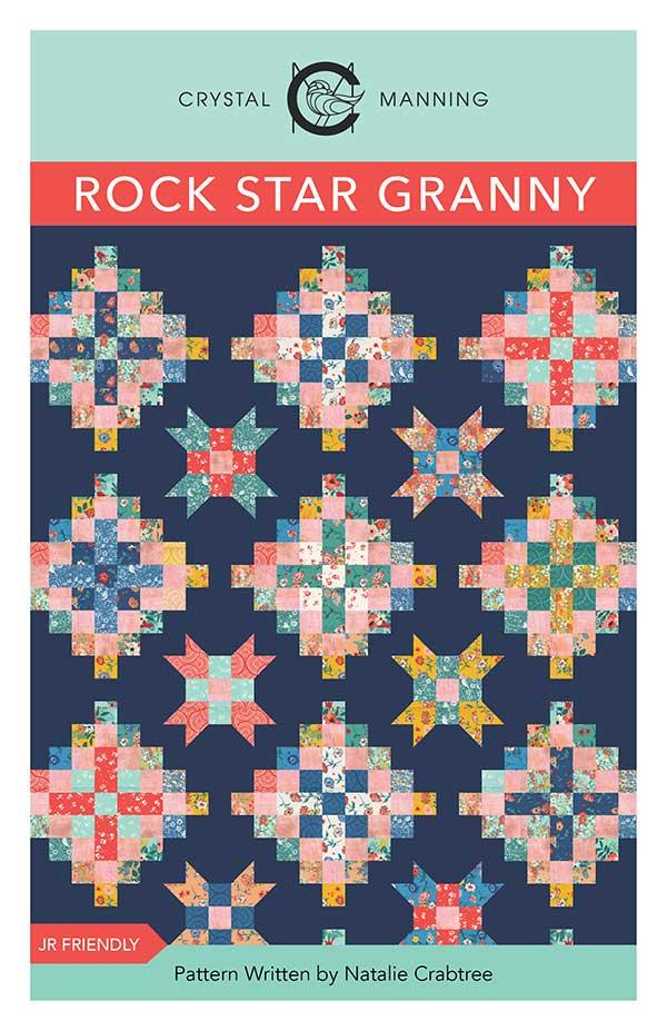 Rock Star Granny Quilt Pattern, Crystal Manning CMA877