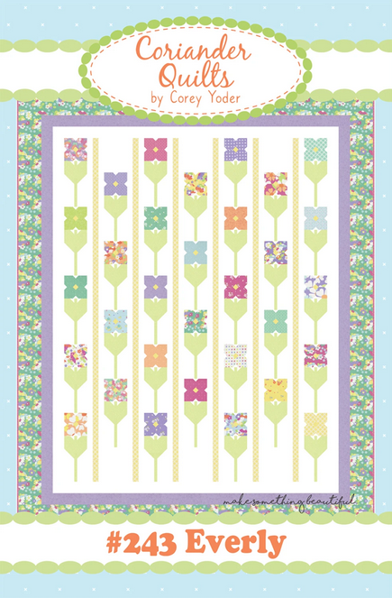 Everly Quilt Pattern, Coriander Quilts CQ243