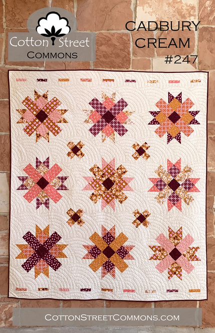 Cadbury Cream Quilt Pattern, Cotton Street Commons CSC247