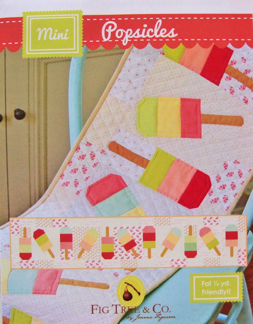Mini Popsicles Table Runner Quilt Pattern, Fig Tree Quilts FTQ1045
