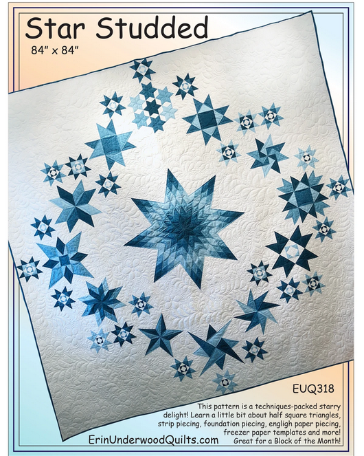 Star Studded BOM Pattern, Erin Underwood EUQ318