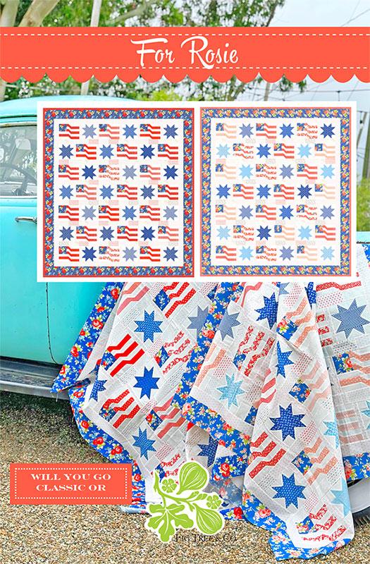 For Rosie Quilt Pattern, Fig Tree Quilts FTQ3006