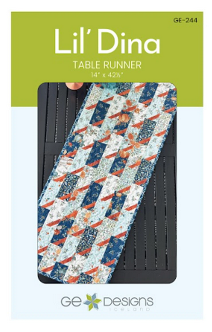 Lil' Dina Table Runner Quilt Pattern, GE Designs Ge-244