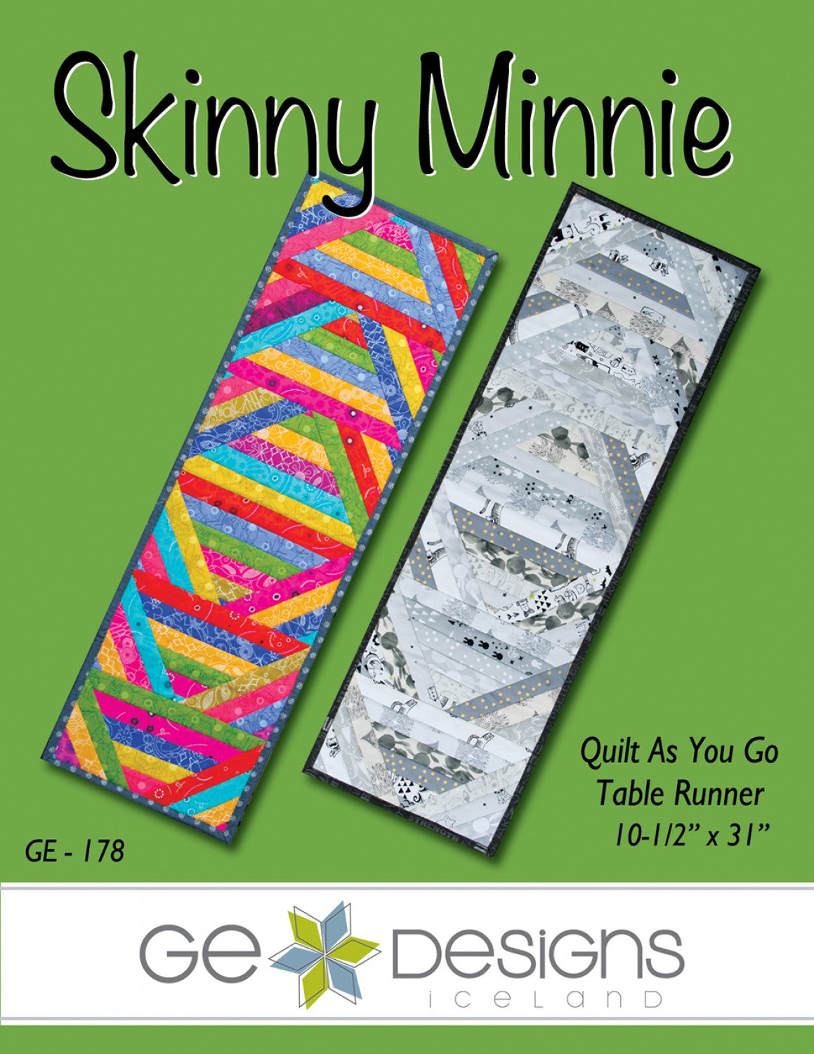 Skinny Minnie Quilted Table Runner Pattern, GE Designs GE178