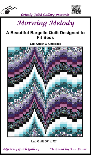 Morning Melody Bargello Quilt Pattern, Grizzly Gulch Gallery GGGMOR